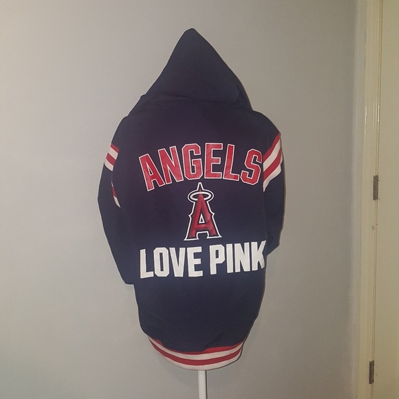 PINK Victoria's Secret Jackets & Blazers - Pink by Victoria Secret Angels Baseball Hoodie
